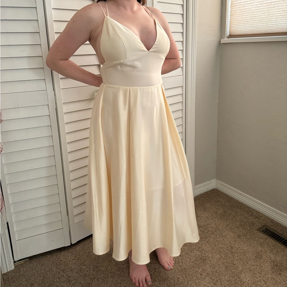 SHEIN Tea Length Dress